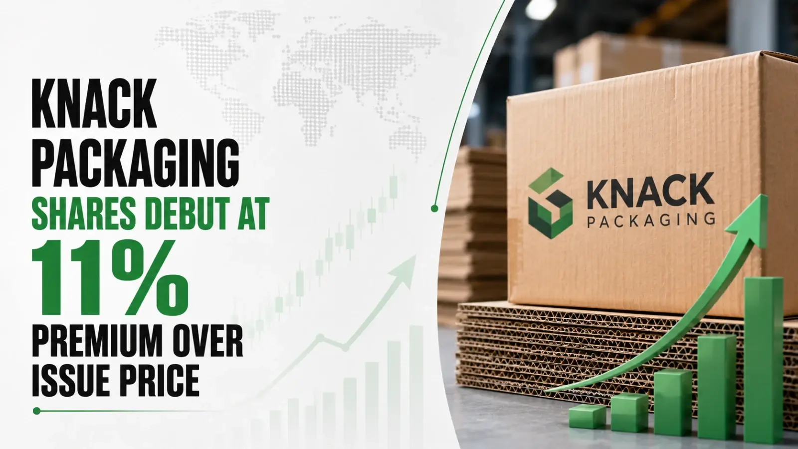 Knack Packaging Shares Debut at 11% Premium Over Issue Price After Enthusiastic IPO