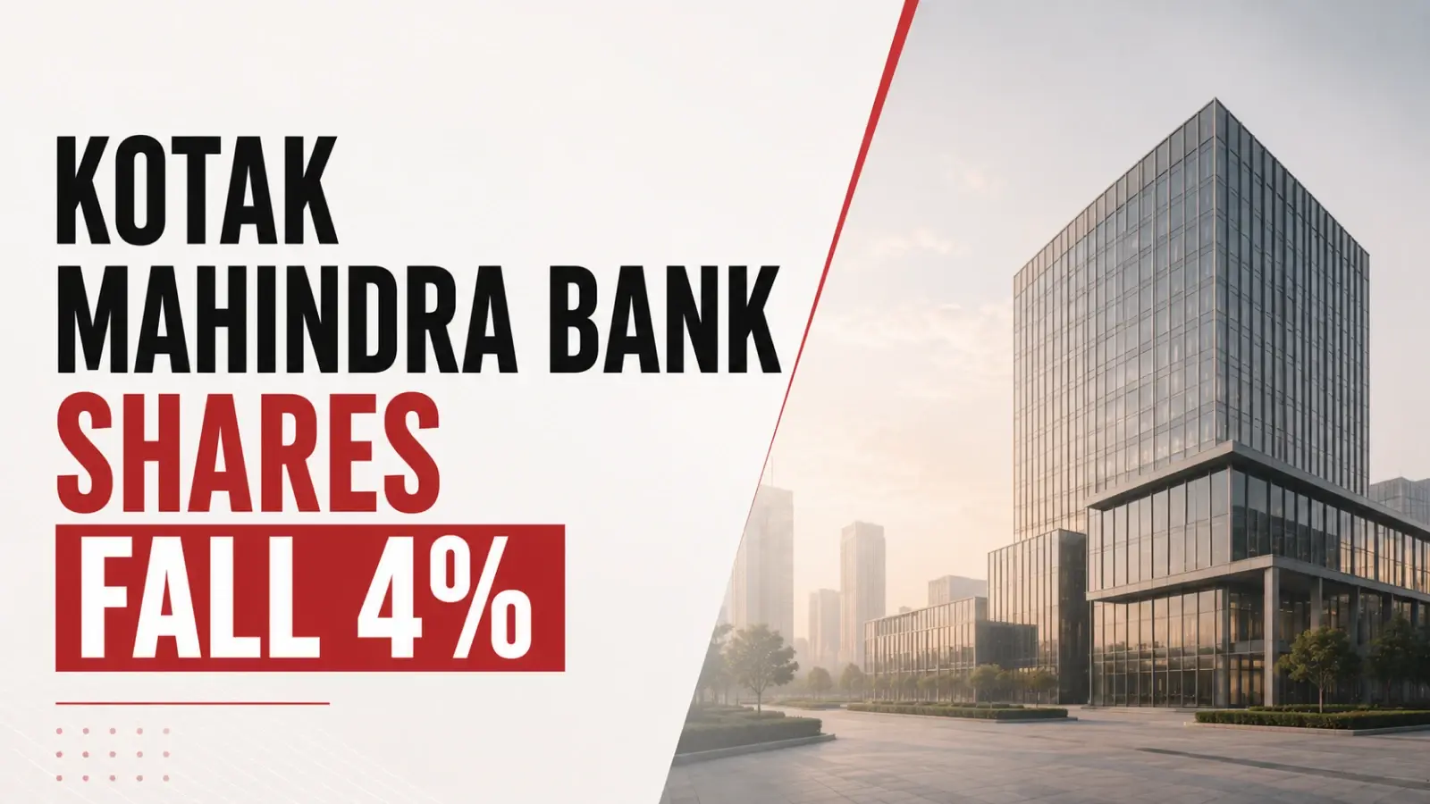 Kotak Mahindra Bank Shares Fall 4% As Slow Sequential Growth In Loans And Deposits Bothers Investors