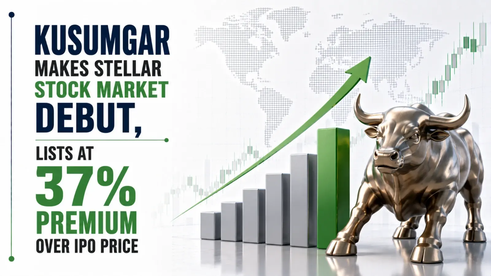Kusumgar Makes Stellar Stock Market Debut, Lists at 37% Premium Over IPO Price