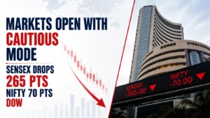 Stock Market Open Report, July 14, 2026: Markets Open with Cautious Mode; Sensex Drops 265 points; Nifty 70 points Down