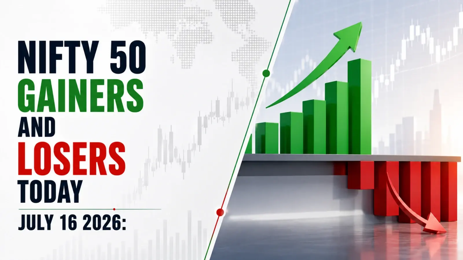 Nifty 50 Gainers and Losers Today, July 16, 2026: HCLTech, Wipro, Tech Mahindra Among Gainers; Eternal, SBI Life, Axis Bank Among Losers