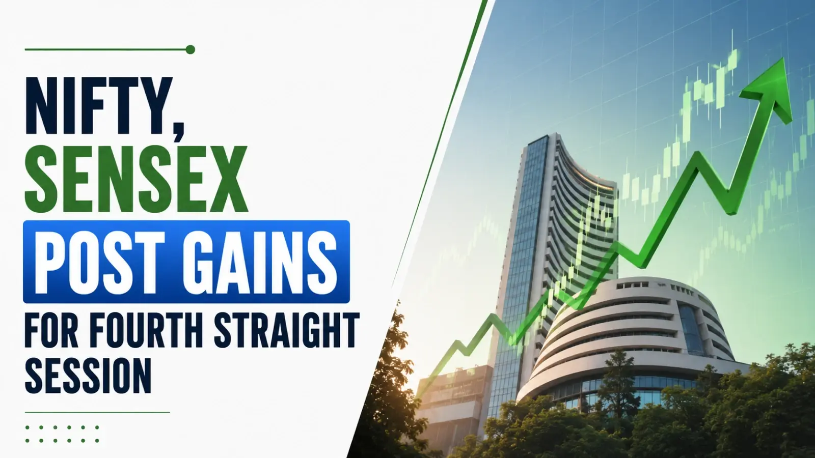 Nifty, Sensex Post Gains for Fourth Straight Session as HDFC Bank Powers Rally