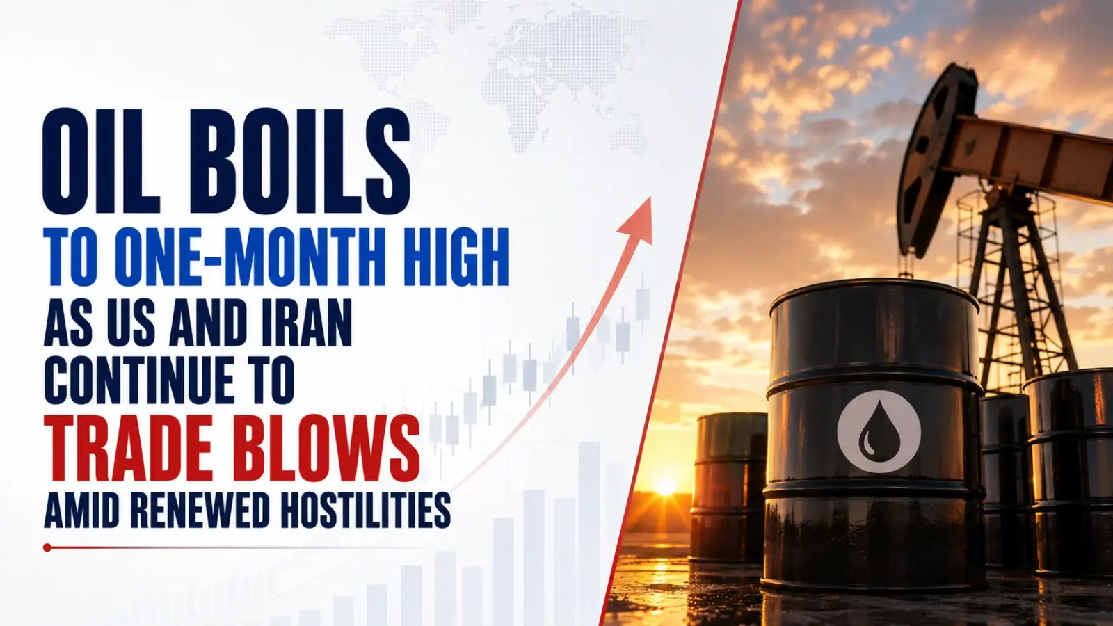 Oil Boils to One-Month High As US And Iran Continue to Trade Blows Amid Renewed Hostilities