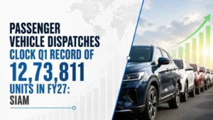 Passenger Vehicle Dispatches Clock Q1 Record of 12,73,811 Units in FY27: SIAM