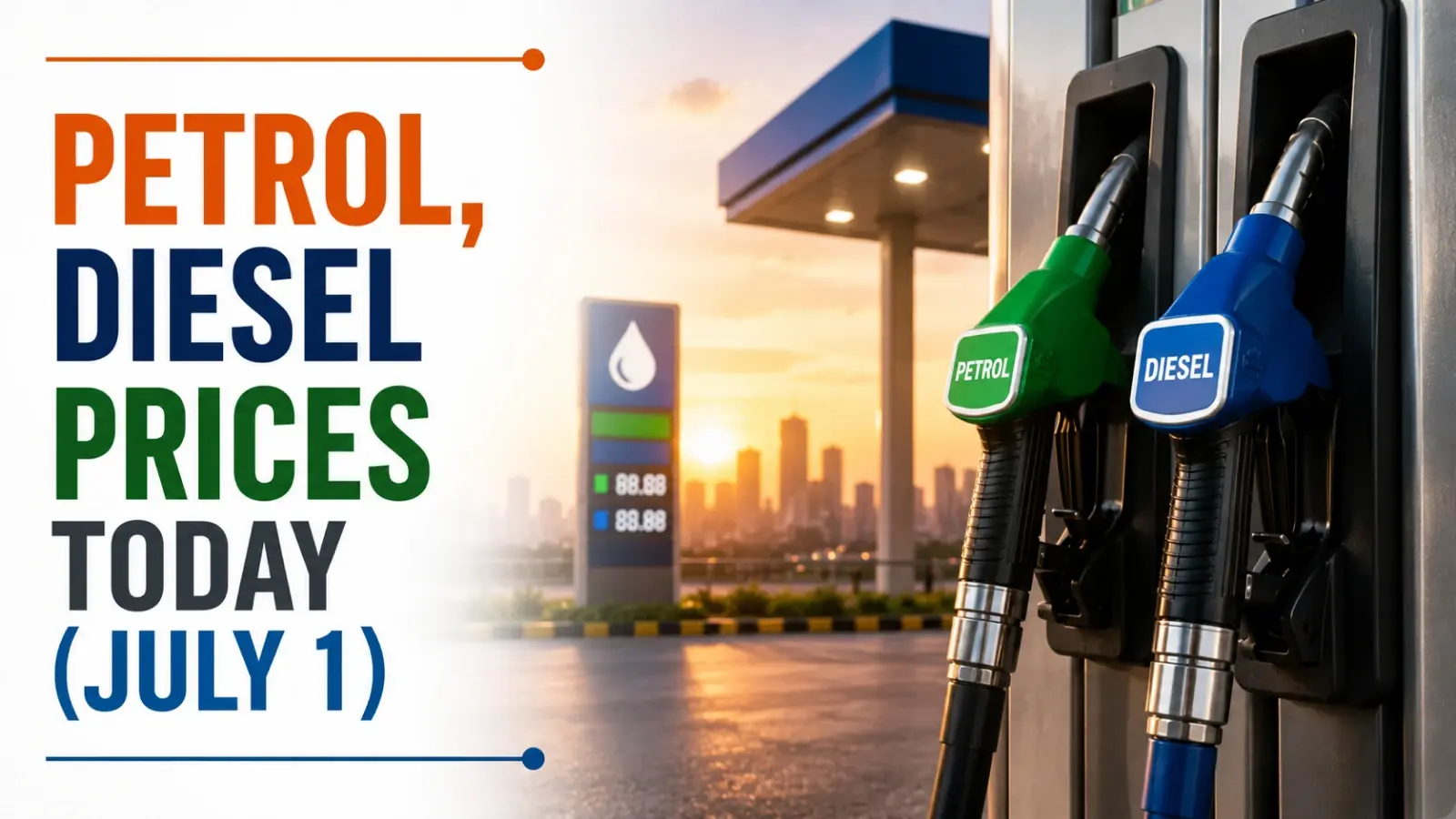 Petrol, Diesel Prices Today, July 1, 2026: Check Latest Fuel Rates in Your City as Nayara Energy Slashes Prices