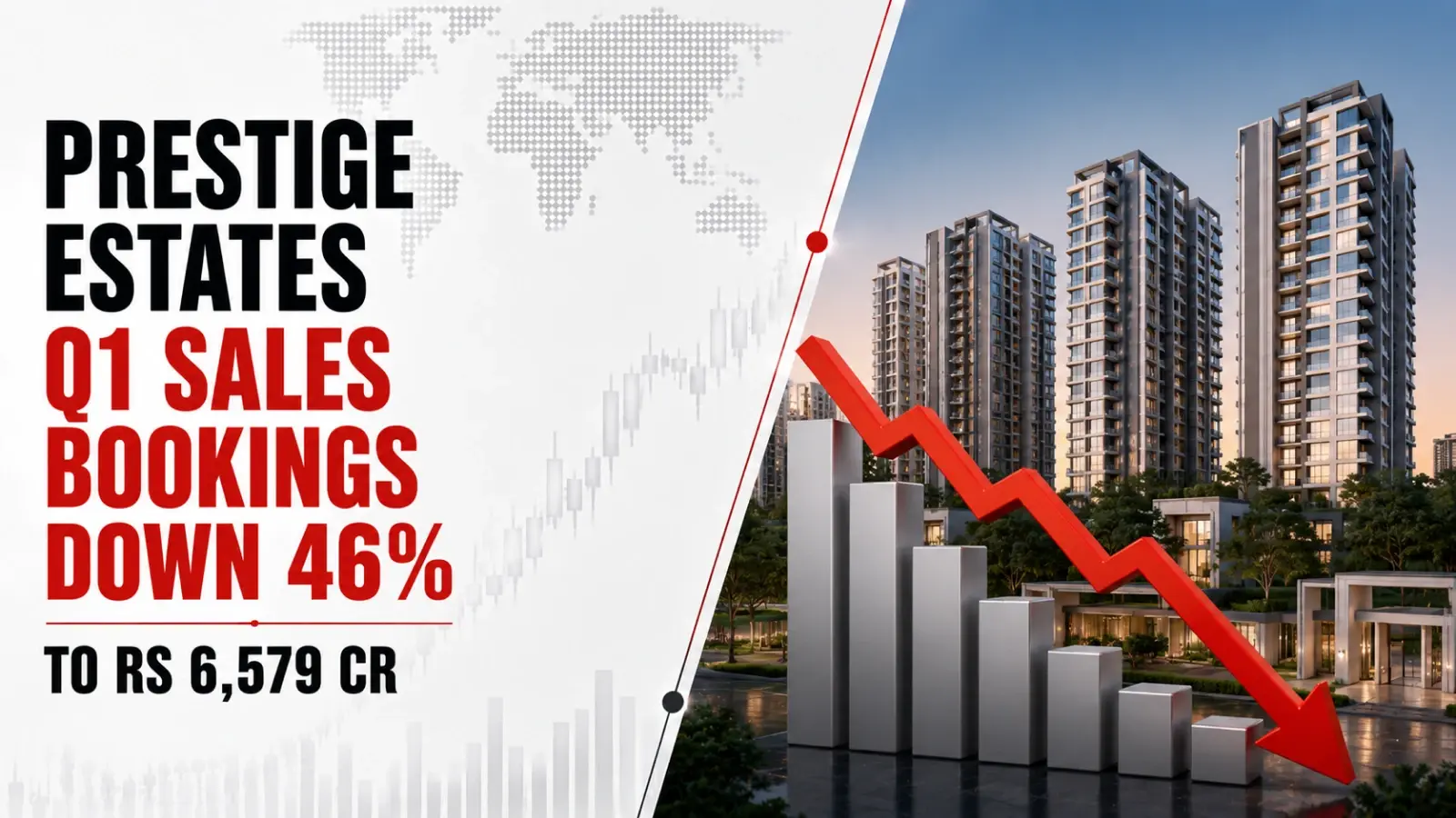 Prestige Estates Q1 Sales Bookings Down 46 PC to Rs 6,579 Cr