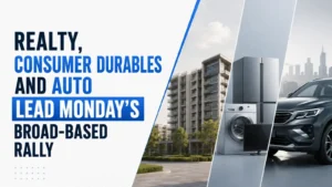 Realty, Consumer Durables and Auto Lead Monday’s Broad-Based Rally as Domestic Demand Themes Take Centre Stage