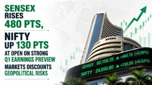 Stock Market Today, July 17, 2026: Sensex Rises 480 points, Nifty Up 130 points at Open on Strong Q1 Earnings Preview; Markets Discounts Geopolitical Risks