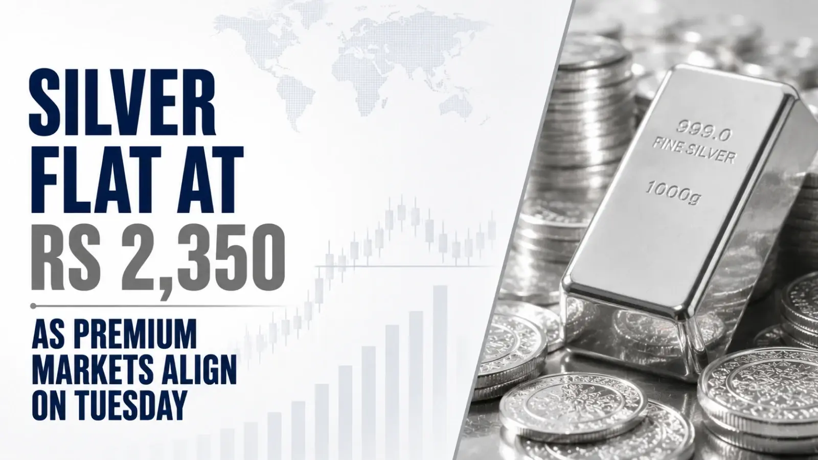 Silver Rate Today, July 14, 2026: Silver Price Flat at Rs 2,350 as Premium Markets Align on Tuesday