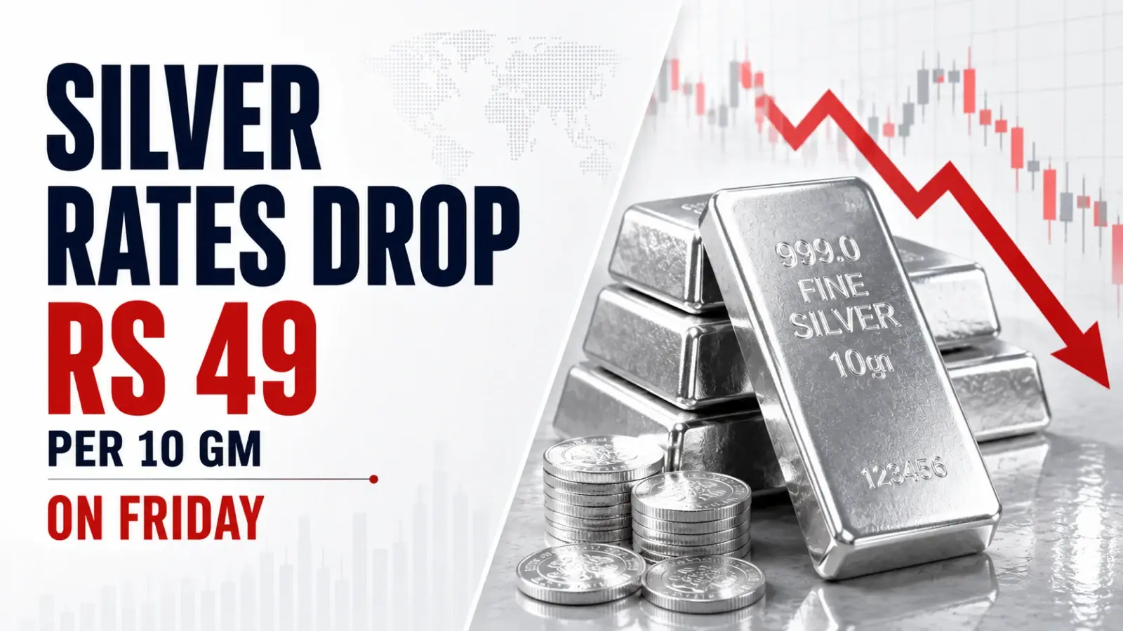 Silver Rate Today, July 17, 2026: Silver Price Drop Rs 49 per 10 gram on Friday