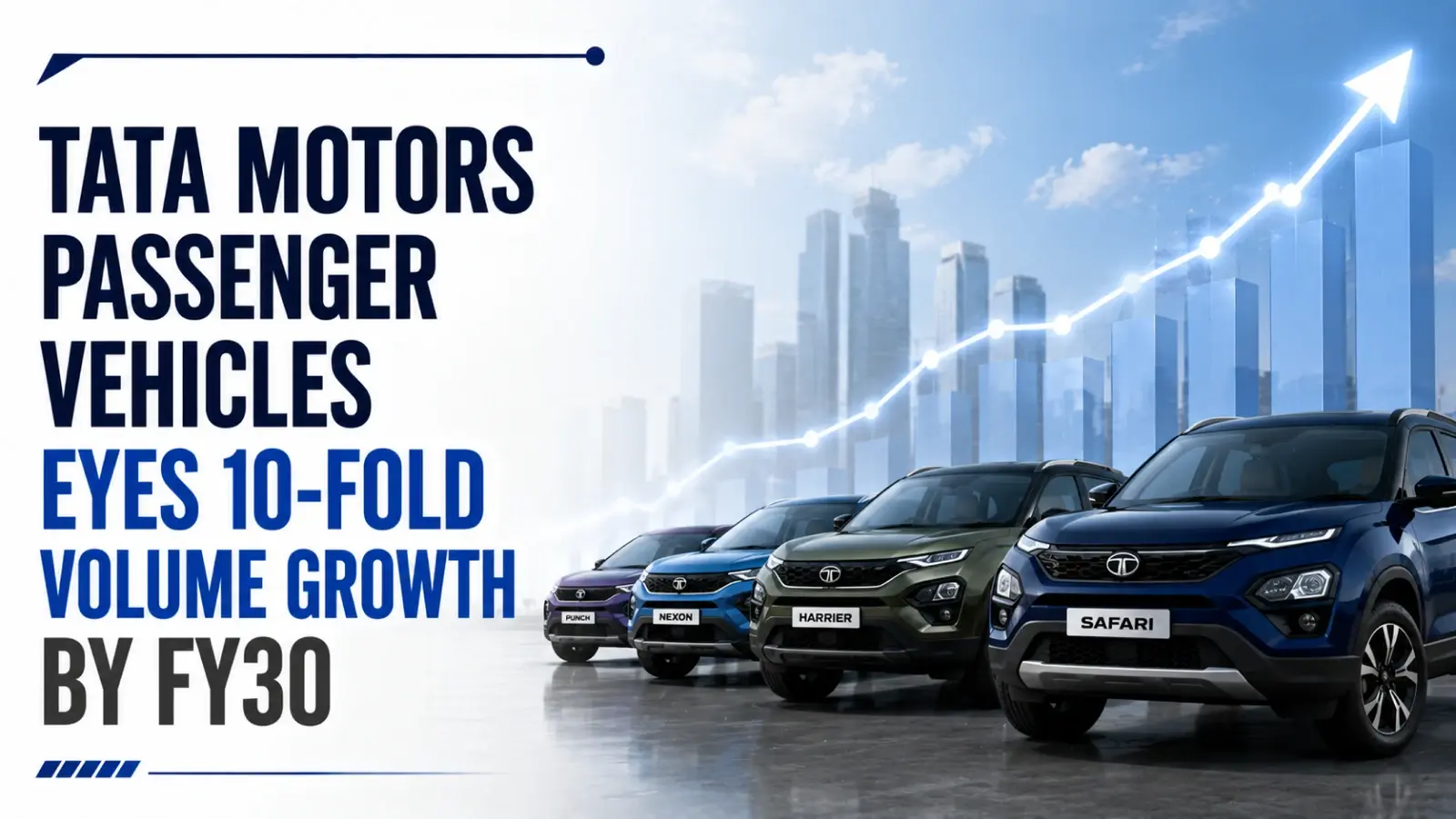Tata Motors Passenger Vehicles Remains Focused on Aspirational Products, Eyes 10-fold Volume Growth by FY30
