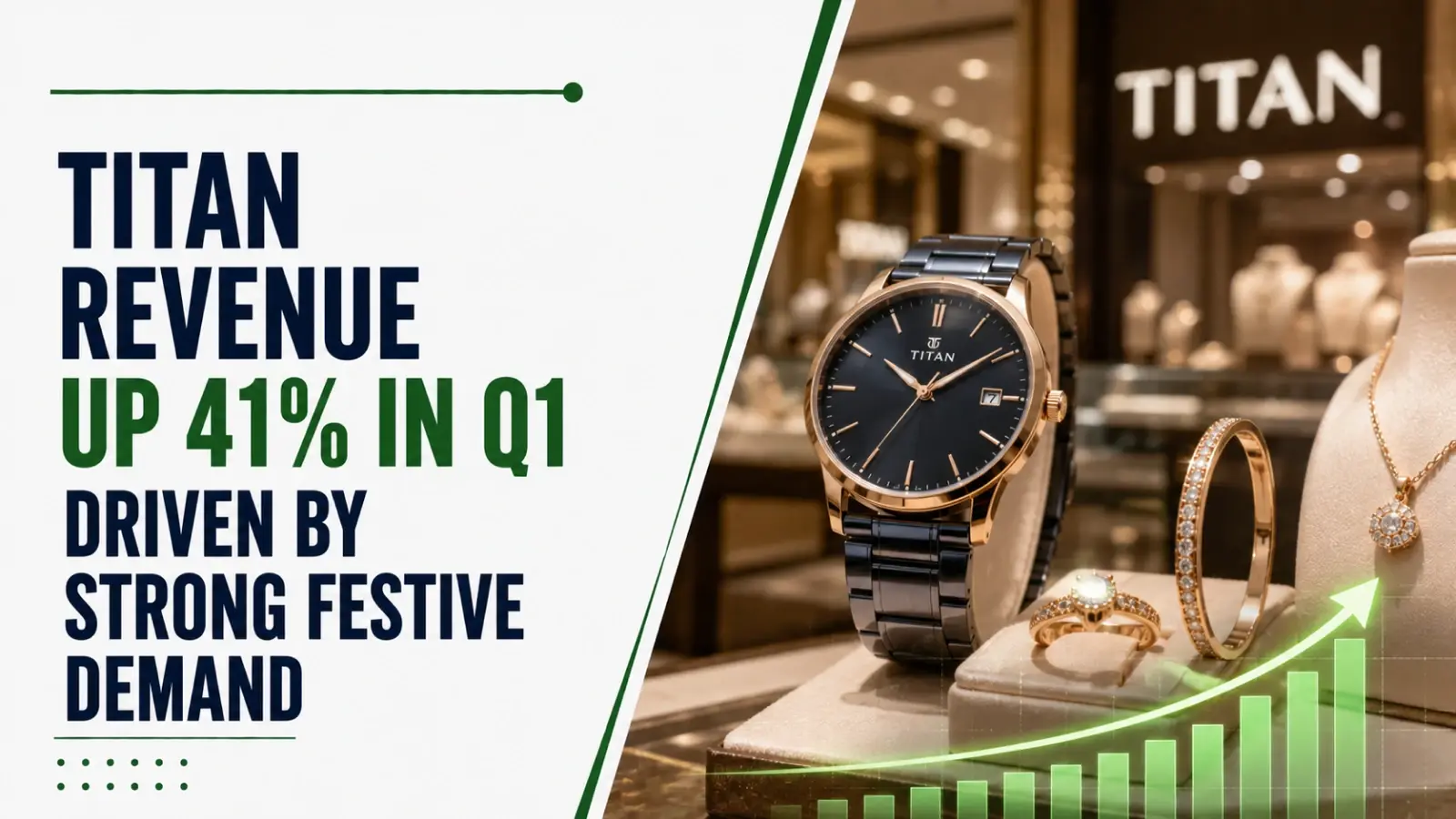 Titan revenue up 41% in Q1 driven by strong festive demand