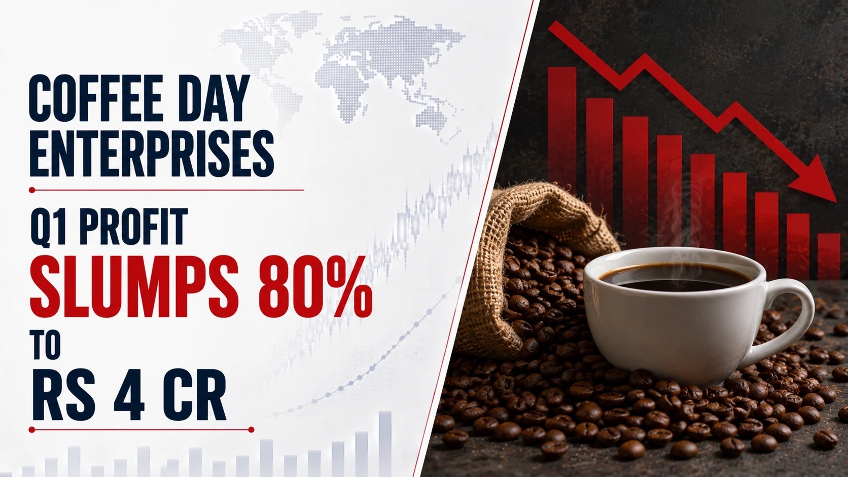 Coffee Day Enterprises Q1 profit slumps 80% to Rs 4 cr
