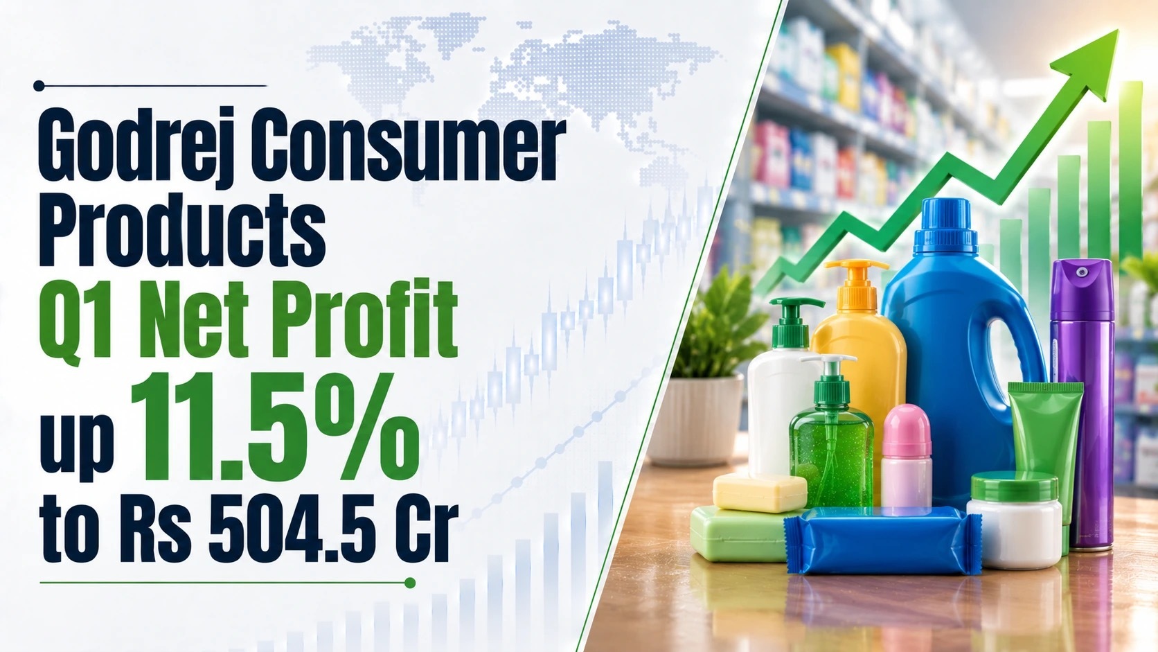 Godrej Consumer Products Q1 Net Profit up 11.5% to Rs 504.5 Cr