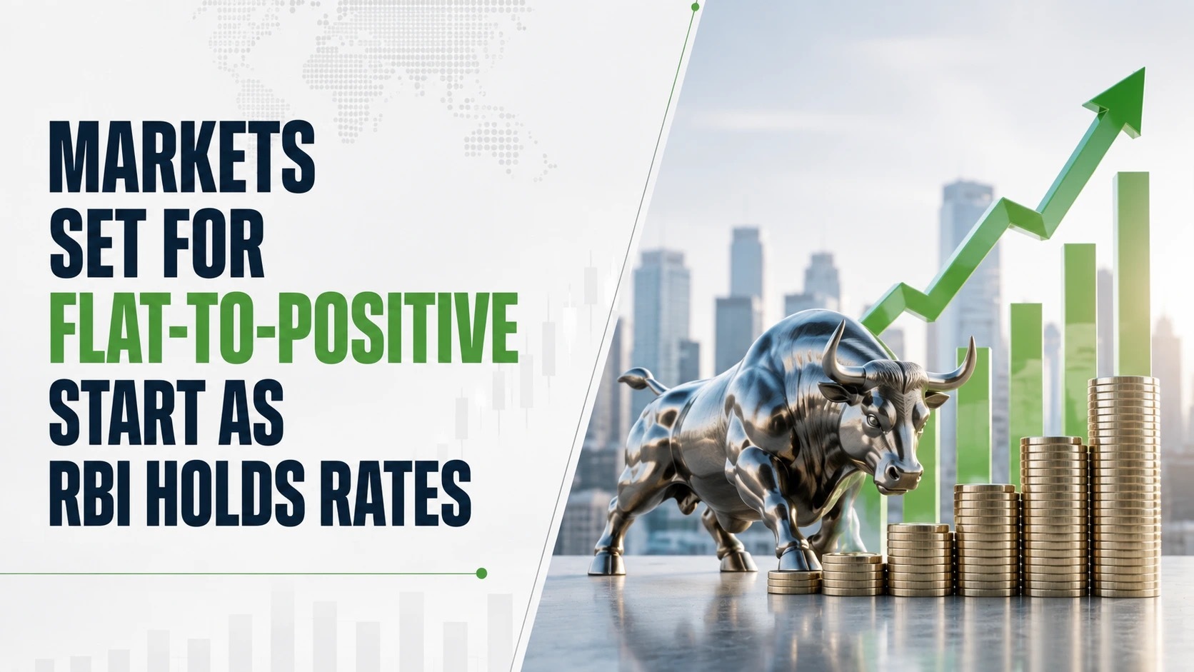 Markets Set for Flat-to-Positive Start as RBI Holds Rates, Iran-Oman Talks Progress