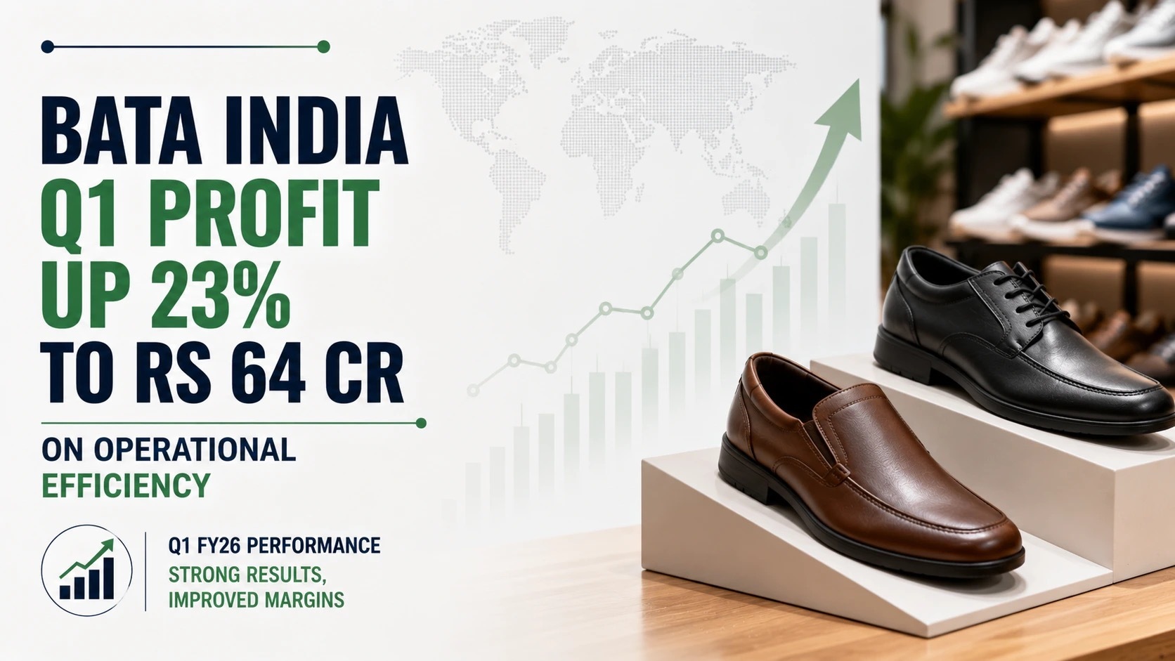 Bata India Q1 Profit Up 23% to Rs 64 Cr on Operational Efficiency