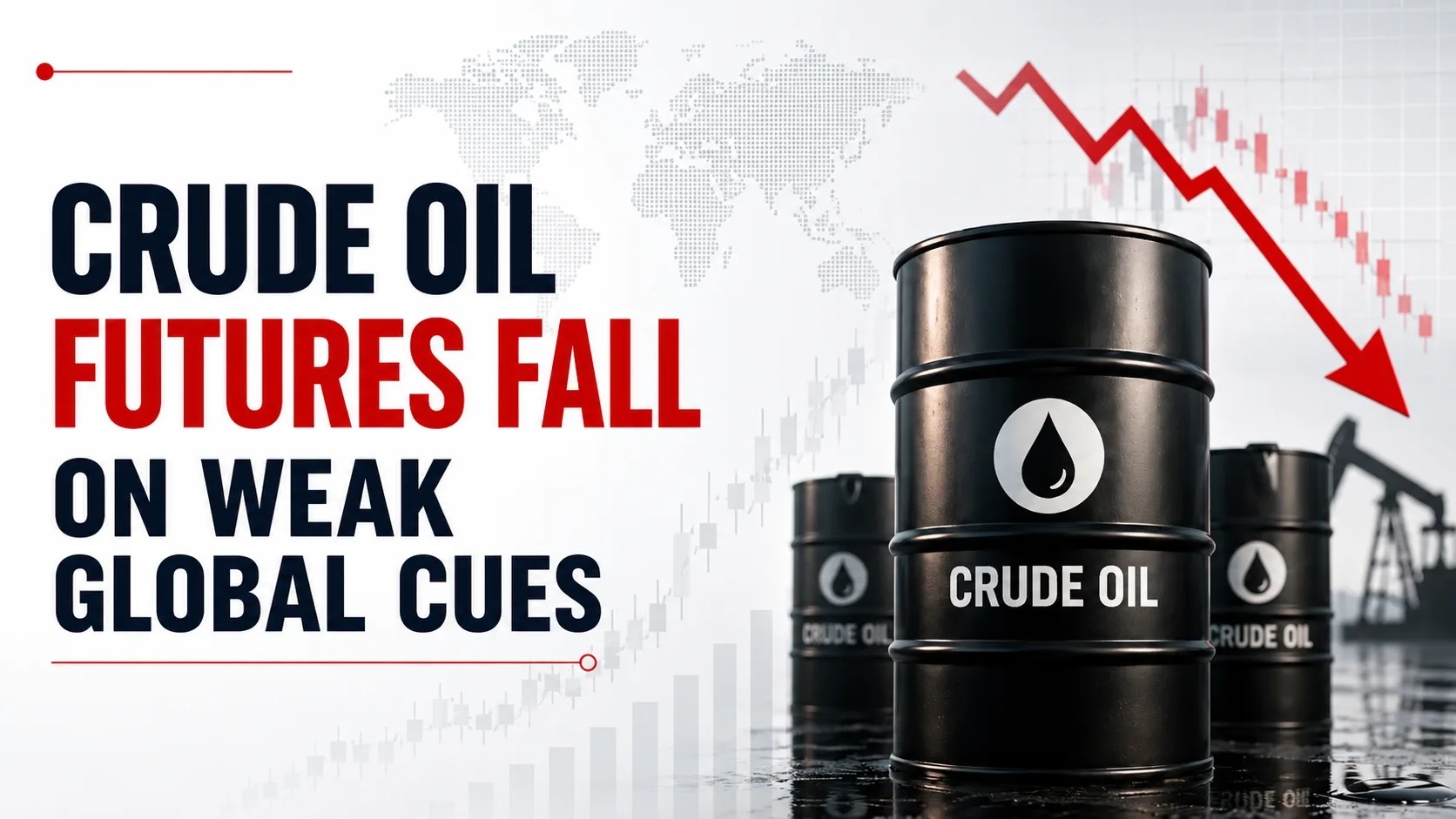 Crude Oil Futures Fall on Weak Global Cues