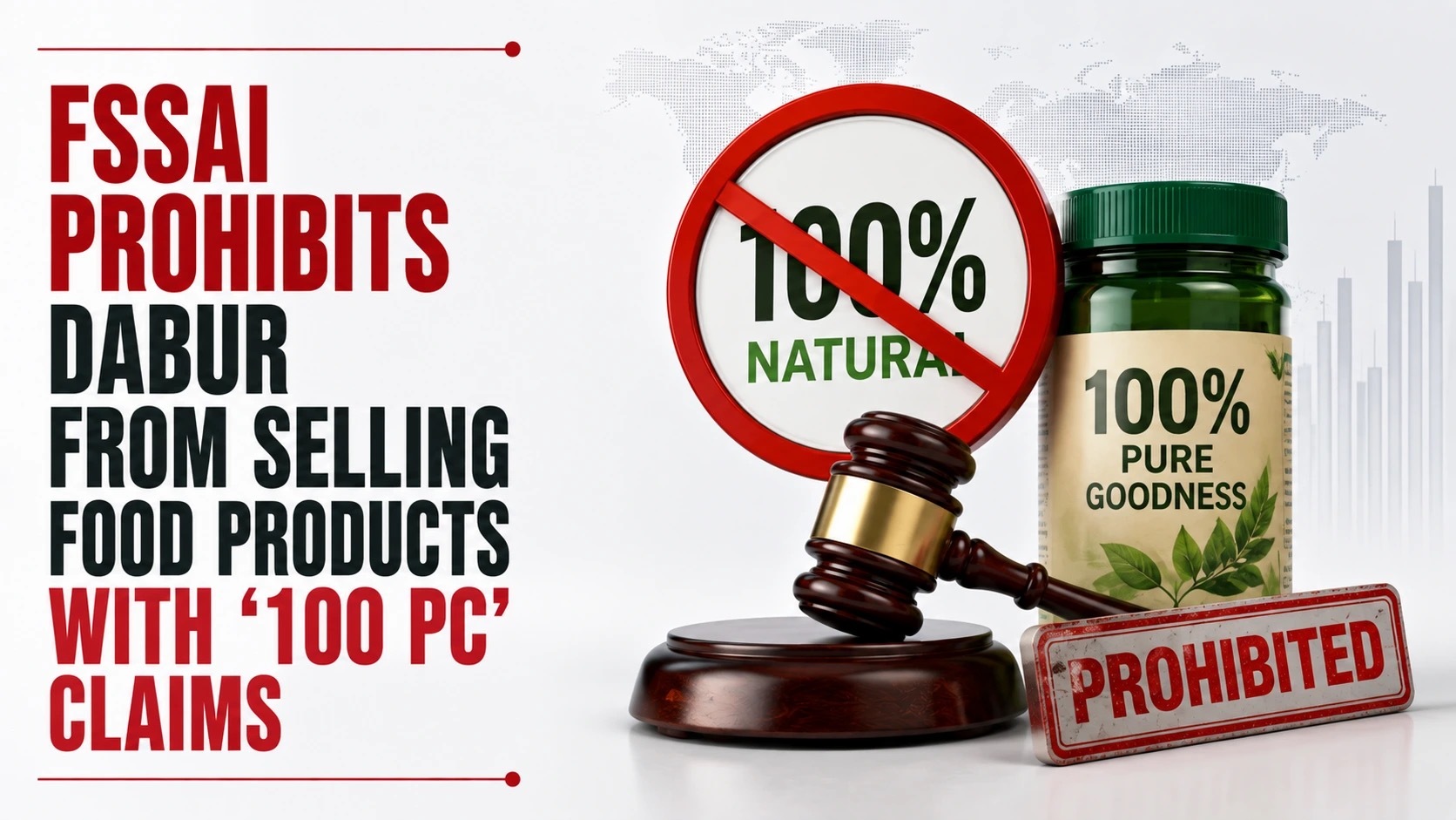 FSSAI Prohibits Dabur From Selling Food Products With ‘100 PC’ Claims