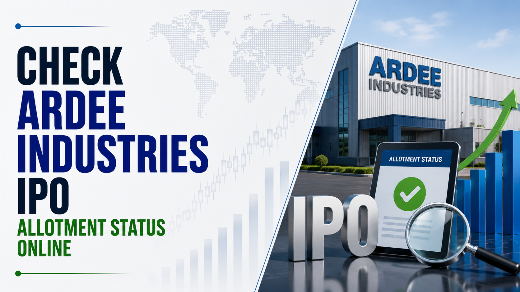 Check Ardee Industries IPO Allotment Status Online on NSE, BSE and Registrar Website 