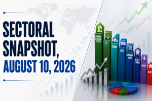 Sectoral Snapshot, August 10, 2026: PSU Banks Slide, Private Lenders Gain; Oil & Gas Stocks Under Pressure