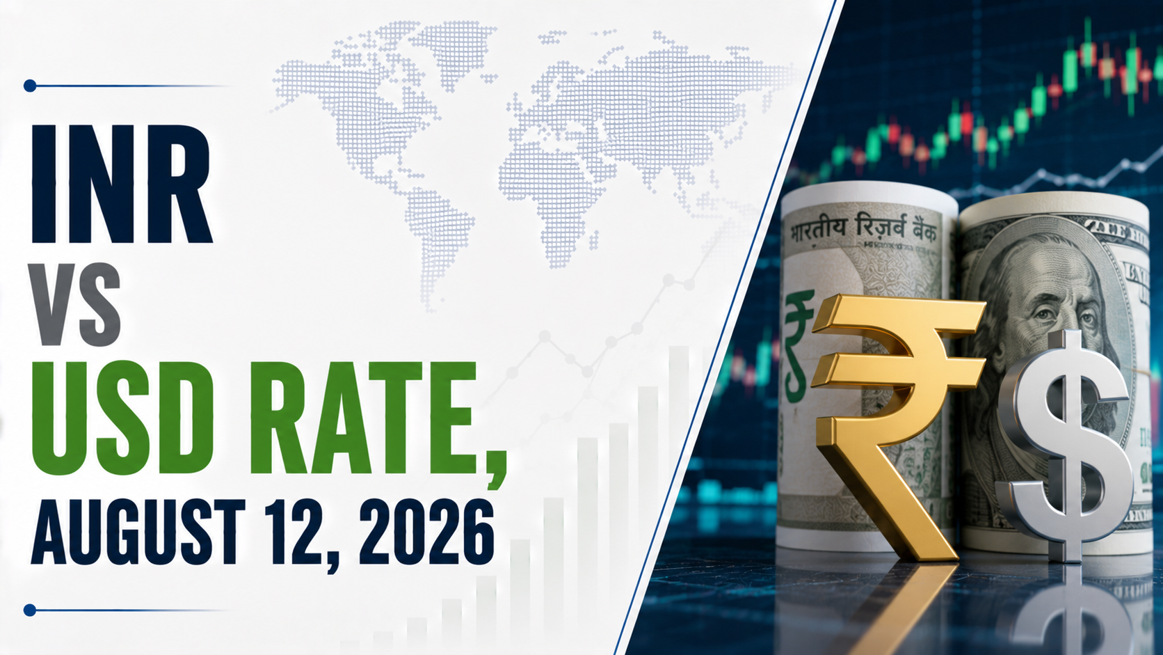 INR vs USD Rate, August 12, 2026: Rupee Rises 3 Paise To Close at 95.33 Against US Dollar
