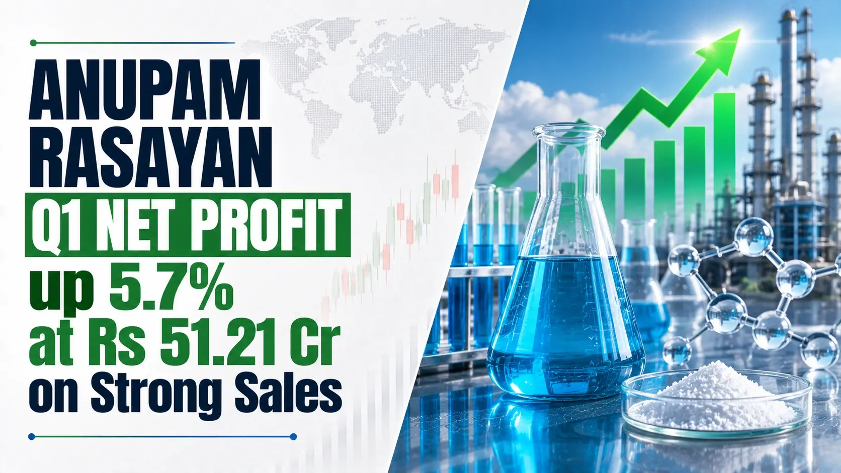 Anupam Rasayan Q1 Net Profit up 5.7% at Rs 51.21 Cr on Strong Sales