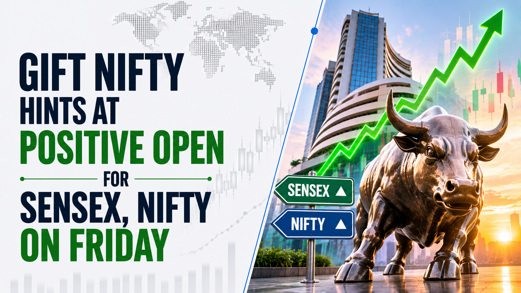 Gift Nifty Hints at Positive Open for Sensex, Nifty on Friday  