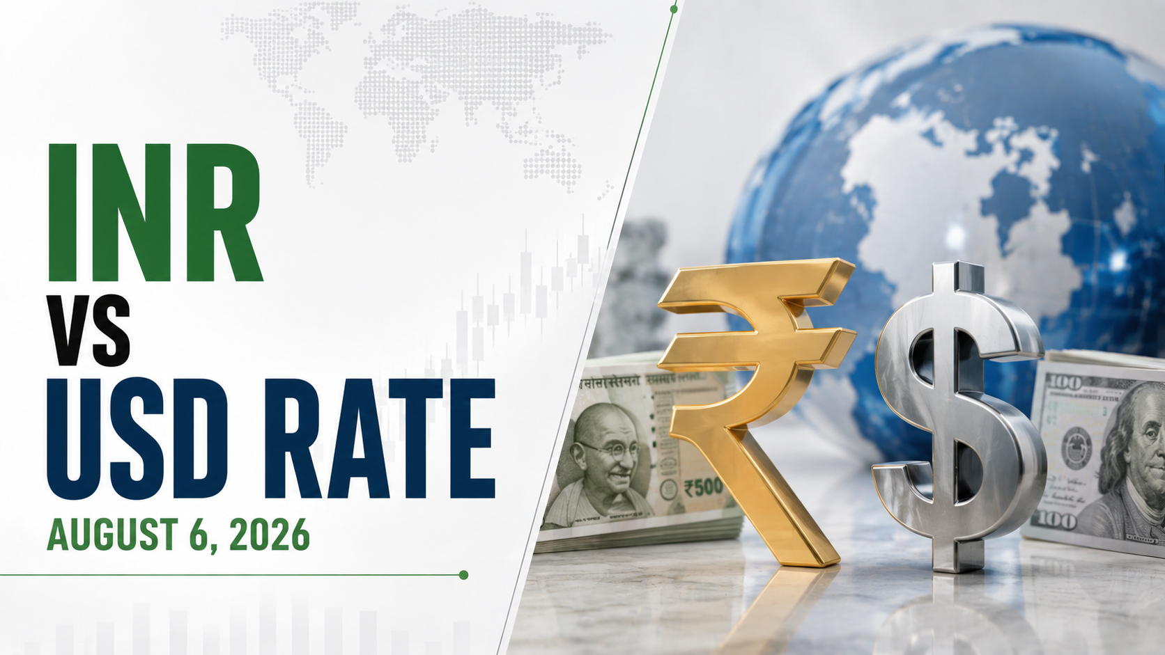 INR vs USD Rate, August 6, 2026: Rupee Falls 9 Paise to 95.17 Against US Dollar in Early Trade