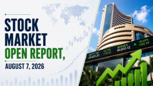 Stock Market Open Report, August 7, 2026: Sensex Declines 0.4%, Nifty Edges Down 0.2% as Financials, Oil Weigh; IT Limits Downside