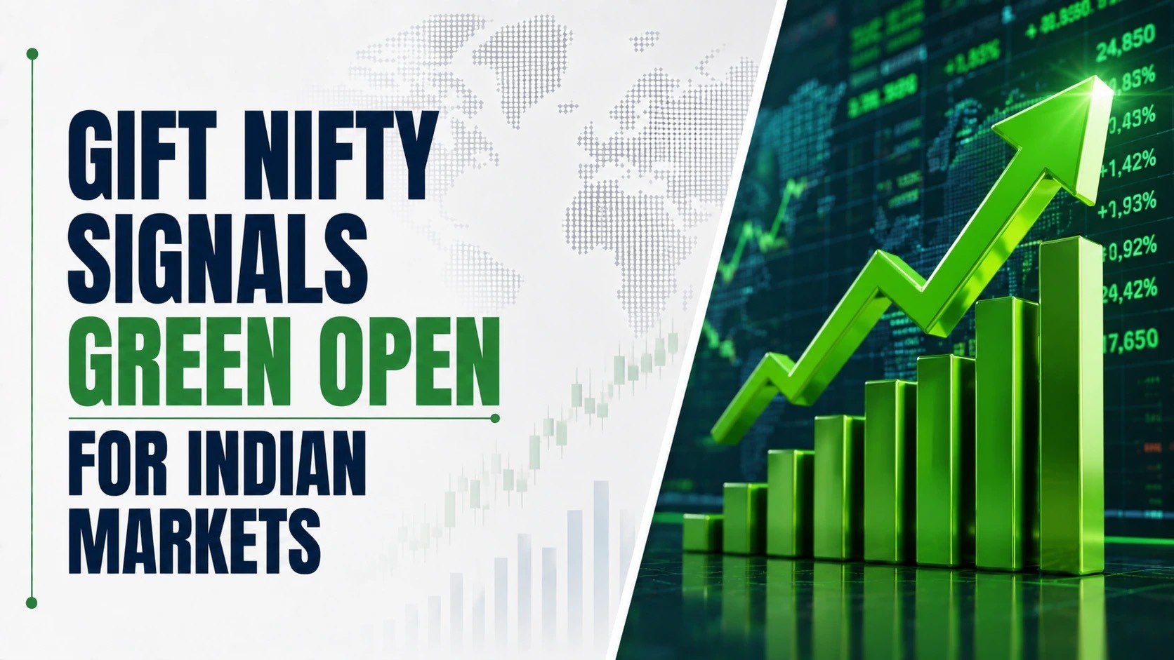 Gift Nifty Signals Green Open for Indian Markets Despite Unresolved Iran Standoff