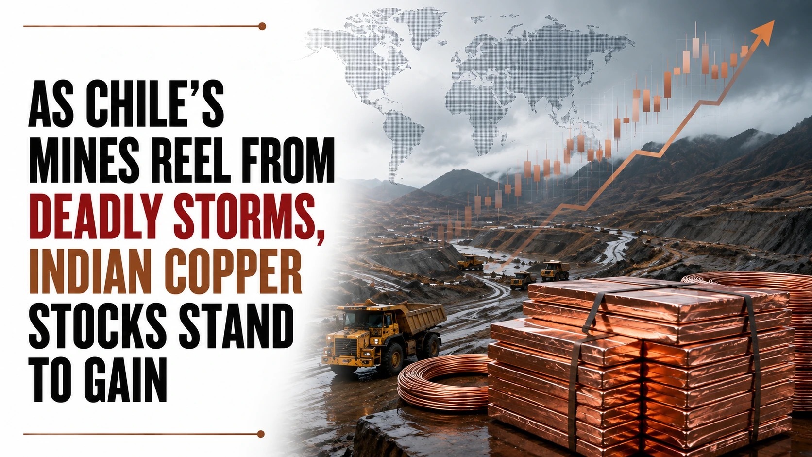 As Chile’s Mines Reel from Deadly Storms, Indian Copper Stocks Stand to Gain
