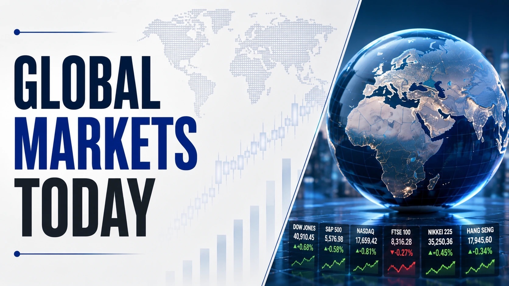 Global Markets Today, August 11, 2026: Asian Stocks Muted, Wall Street Ends Lower, Europe Steady; Indian Markets Seen Opening Flat 