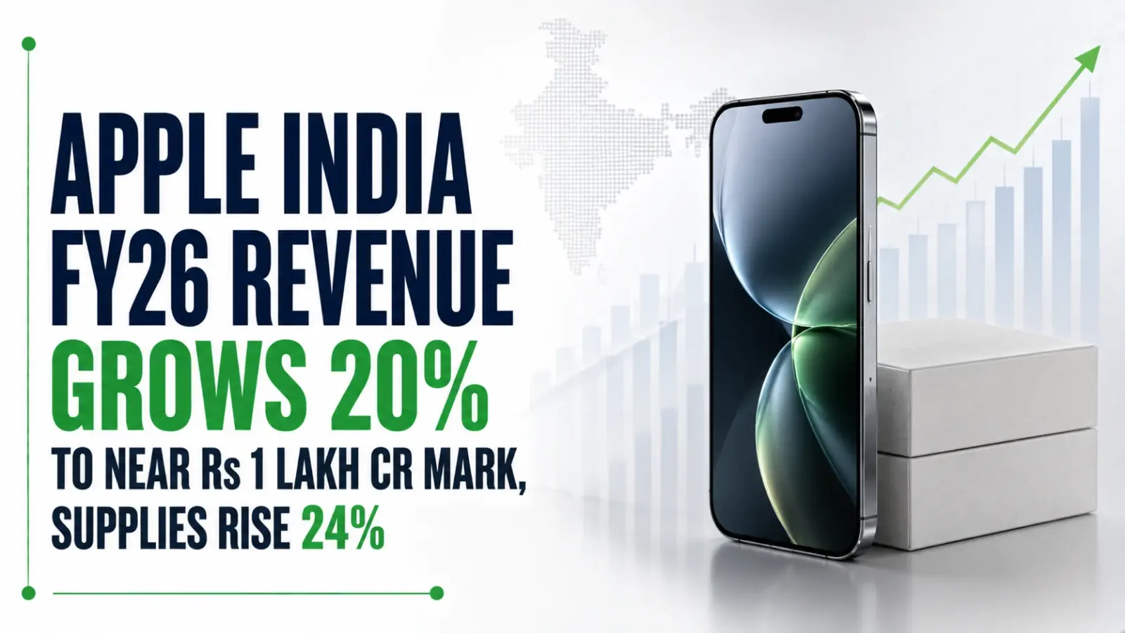 Apple India FY26 Revenue Grows 20% to Near Rs 1 Lakh Cr Mark, Supplies Rise 24%