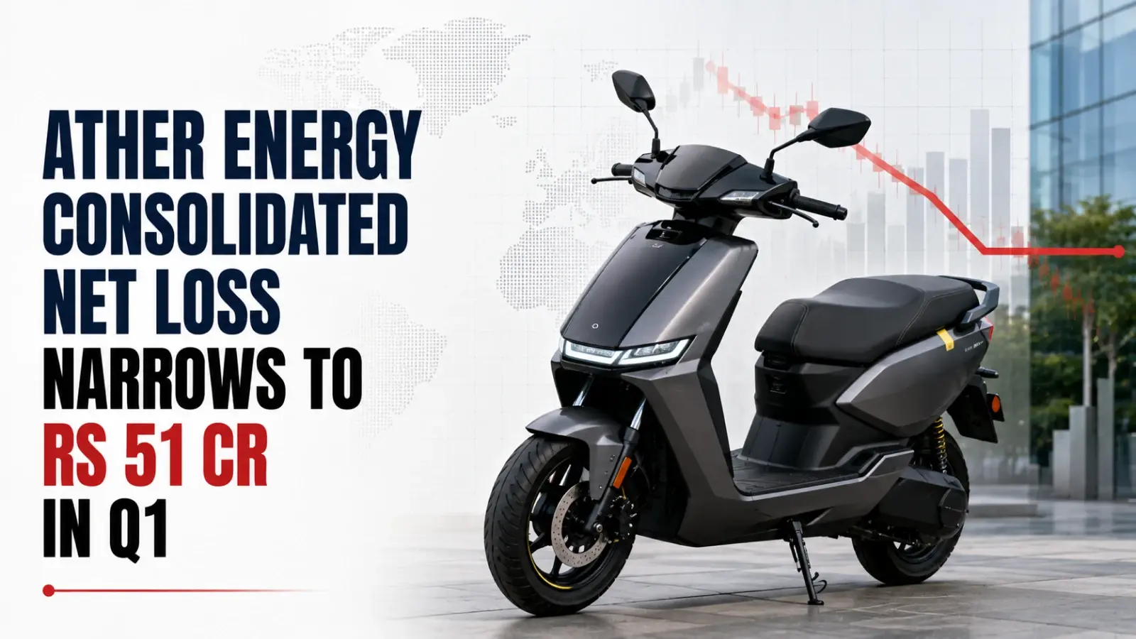 Ather Energy Consolidated Net Loss Narrows to Rs 51 Cr in Q1