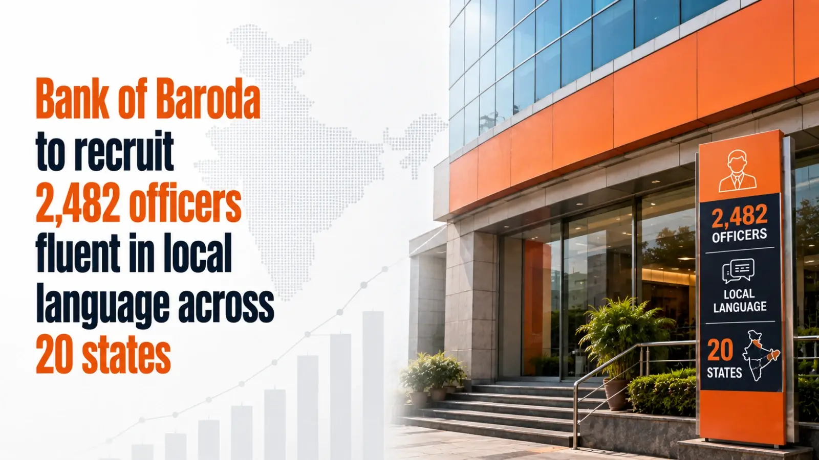 Bank of Baroda To Recruit 2,482 Officers Fluent in Local Language Across 20 States