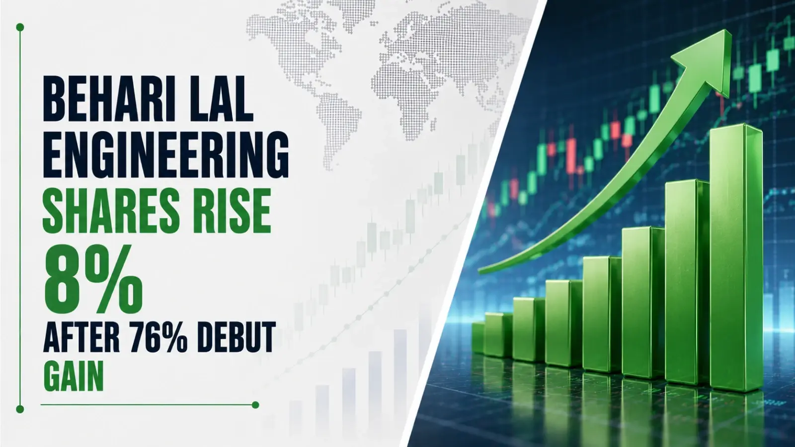 Behari Lal Engineering Shares Rise 8% After 76% Debut Gain