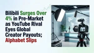Bilibili Surges Over 4% in Pre-Market as YouTube Rival Eyes Global Creator Payouts; Alphabet Slips