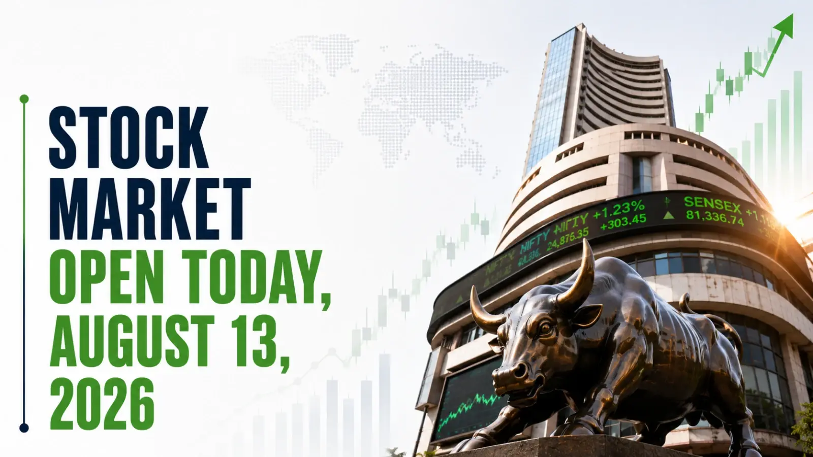Stock Market Open Today, August 13, 2026: Sensex, Nifty Decline In Early Trade After Lower Open Amid Middle East Tensions 