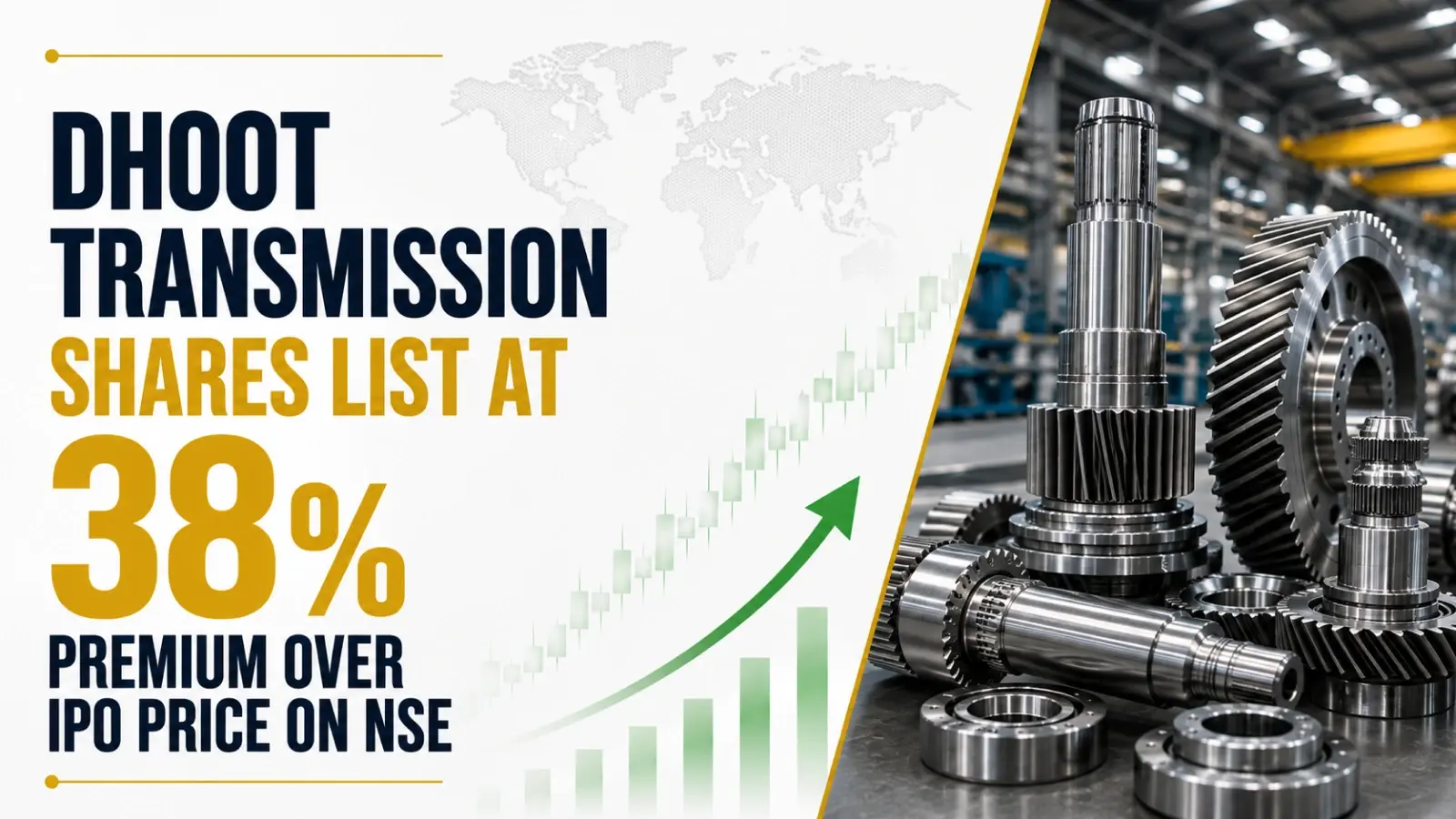 Dhoot Transmission Shares List At 38% Premium Over IPO Price On NSE