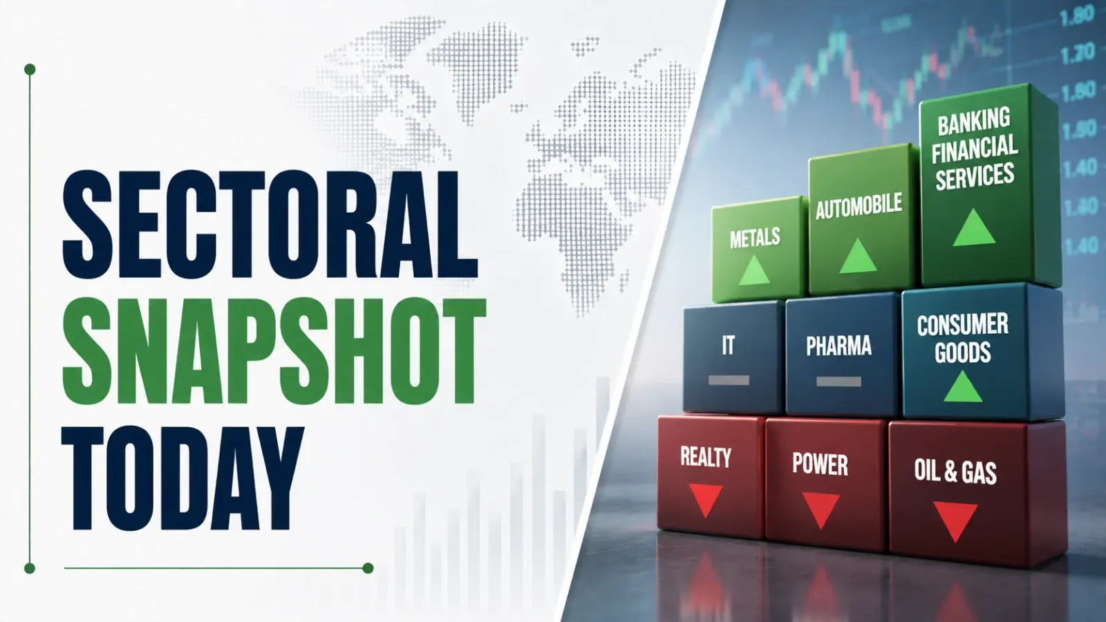 Sectoral Snapshot Today, Augsut 18, 2026: IT, FMCG Lead Losses As Auto, Oil & Gas End Higher