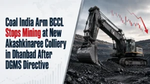 Coal India Arm BCCL Stops Mining at New Akashkinaree Colliery in Dhanbad After DGMS Directive