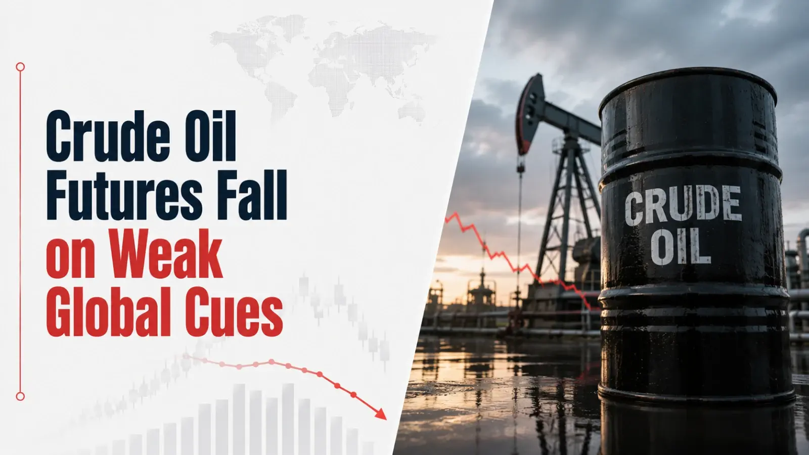Crude Oil Futures Fall on Weak Global Cues