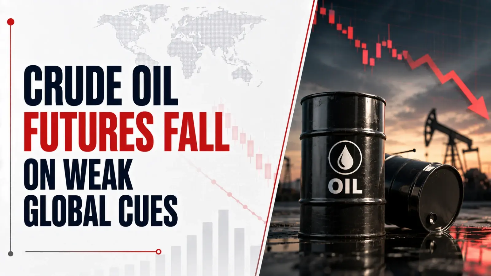 Crude Oil Futures Fall on Weak Global Cues