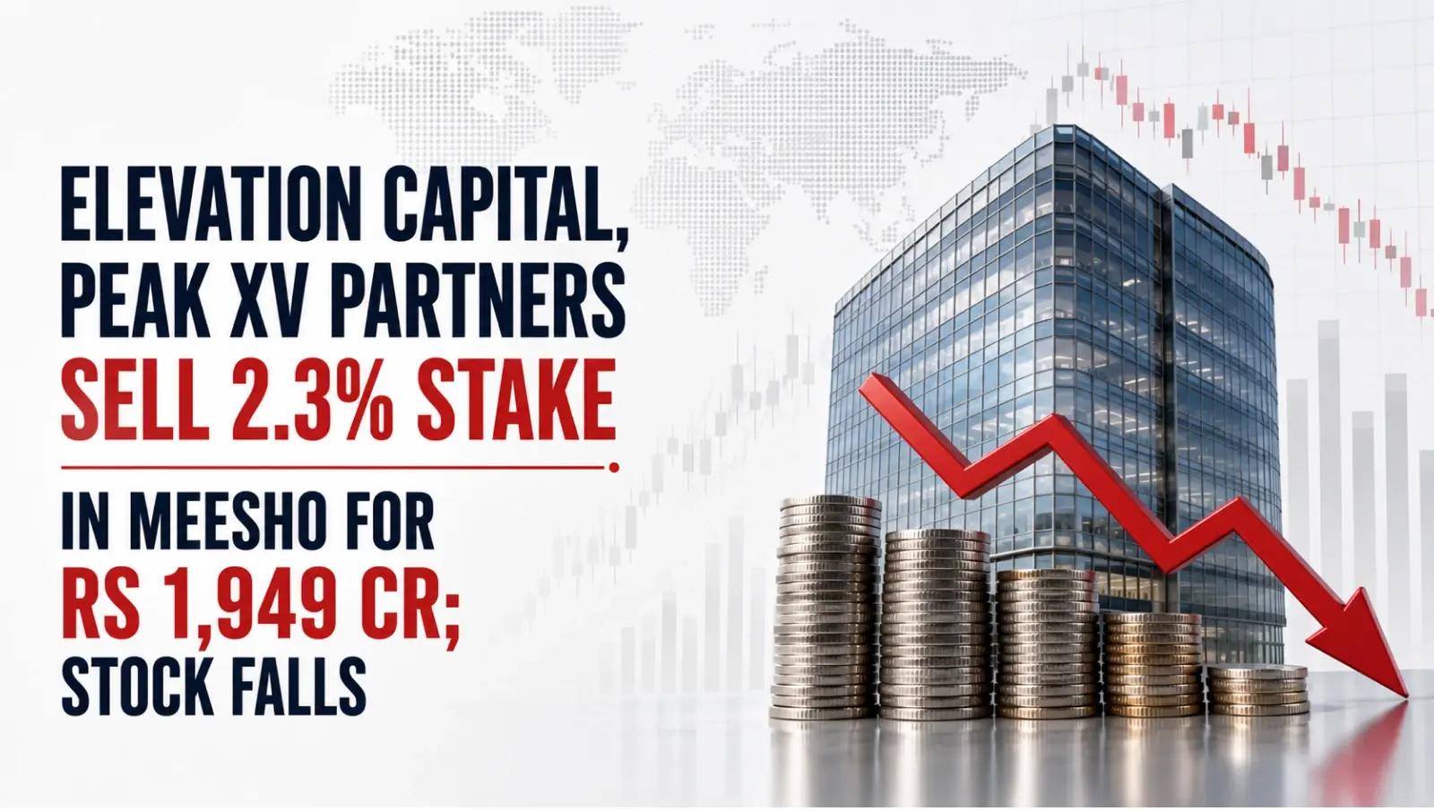 Elevation Capital, Peak XV Partners Sell 2.3% Stake in Meesho for Rs 1,949 Cr; Stock Falls