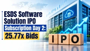 ESDS Software Solution IPO Subscription Day 2: 25.77x