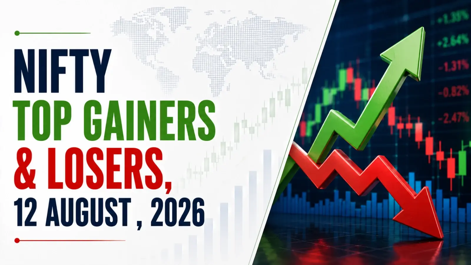 Top Gainers and Losers, August 12, 2026, 3:30 PM IST: Hindalco, SBI in Focus 