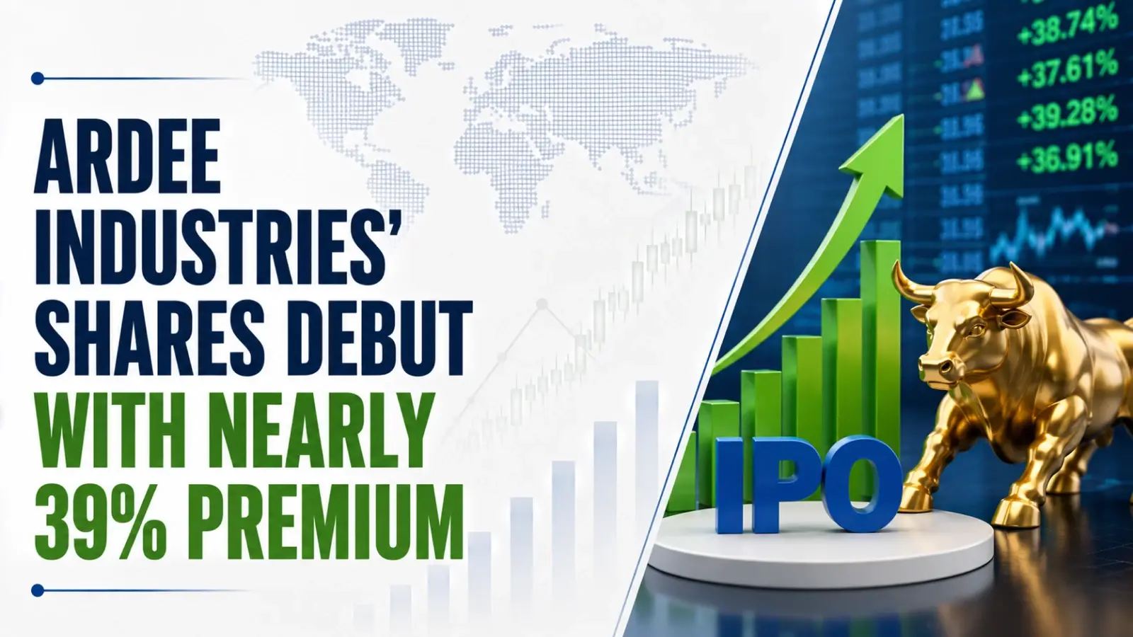 Ardee Industries’ Shares Debut With Nearly 39% Premium