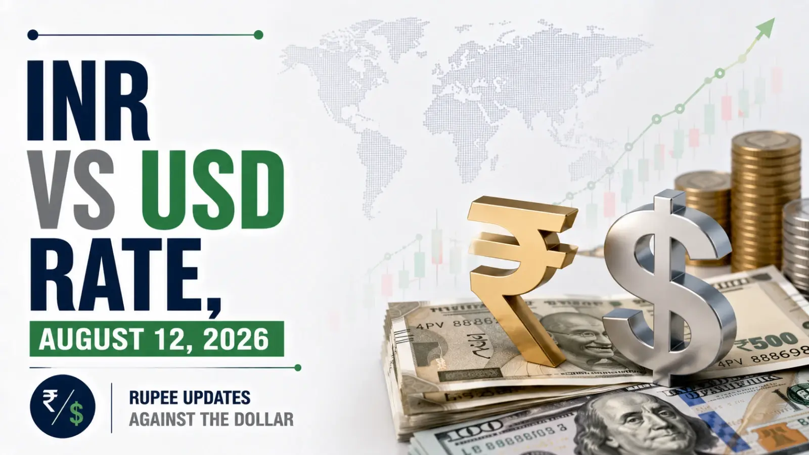 INR vs USD Rate, August 12, 2026: Rupee Falls 6 Paise to 95.42 Against US Dollar in Early Trade