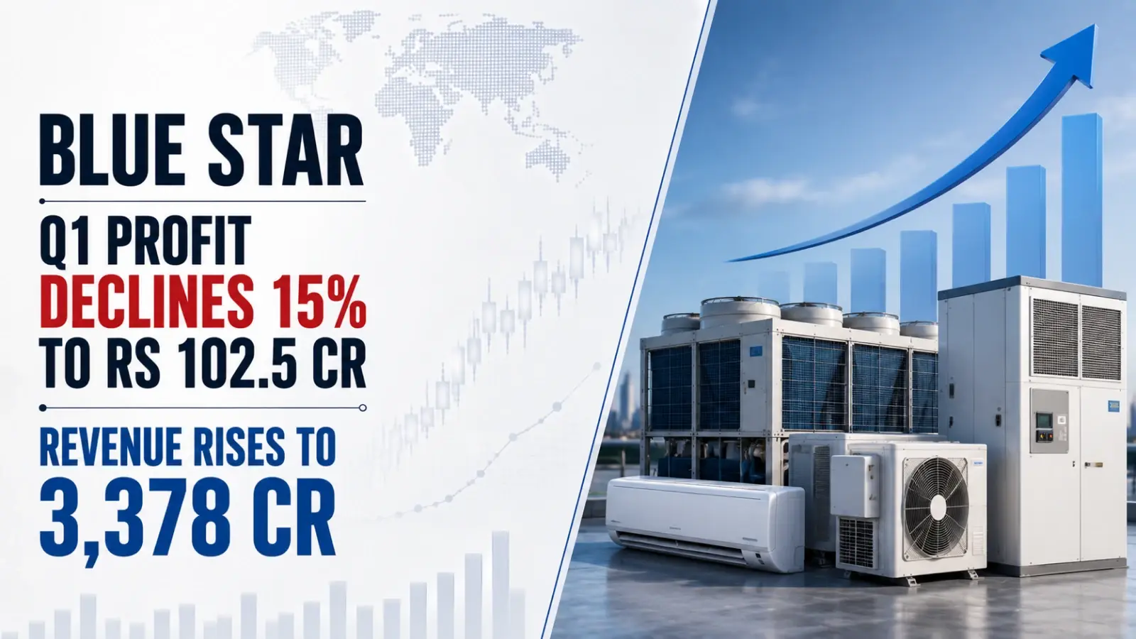 Blue Star Q1 Profit Declines 15% to Rs 102.5 Cr, Revenue Rises to 3,378 Cr