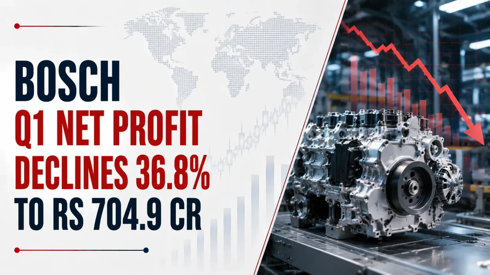 Bosch Q1 Net Profit Declines 36.8% to Rs 704.9 Cr